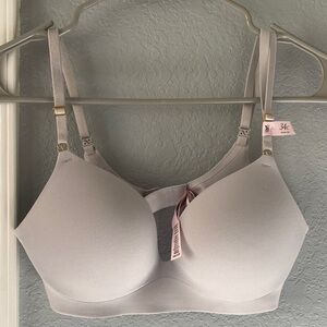 Dream angles padded wireless gray bra 34C